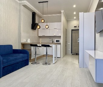 Аркадия Посуточно ЖК Милос СВЕТ есть в квартире ВСЕГДА. вид на город