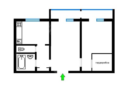 Оренда 2 кімн. квартири біля ст. м. Академмістечко - вул. Ірпінська 64