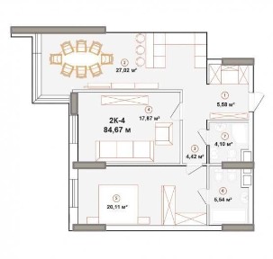Краща ціна! Продаж 2к квартири (85.3м2) в ЖК Edelweiss, Звіринецька