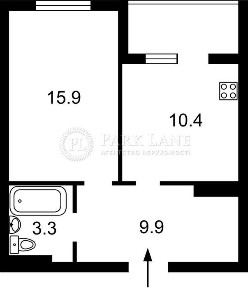 1 к, ЖК Лебединий, вигідна ціна 1 хв від метро Харківська, Дарницький р-н