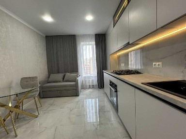 1к квартира с ремонтом в новом ЖК, газовый котел