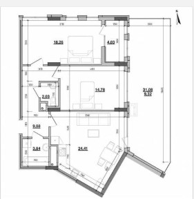 ЖК Підзамче. Вежа. 2 км. квартира з власною терасою