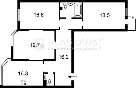 3х кім квартира з ремонтом Рудницького 5 метро Васильківська