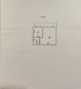 В продаже студия 26.3 м² с балконом. Ул. Костанди