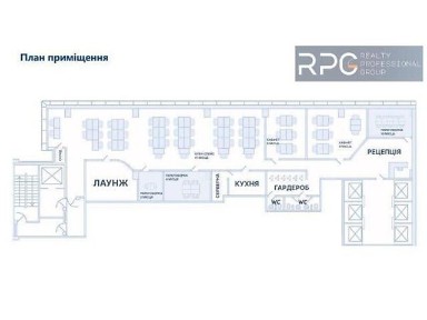 Оренда офісного приміщення на вул. Лейпцизька 15, приміщень - 7, поверх - 3 • ID 33182339