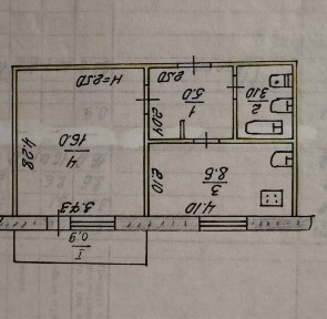 АРТЕМ, 1 кім. квартира на Вечірньому, 2 поверх, кухня велика, все норм