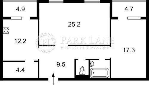 Продам квартиру Гмирі Бориса 3 Бажана Гришка Григоренко Осокорки
