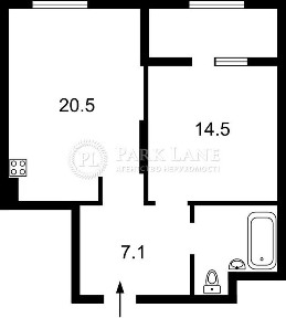 1 кімнатна квартира ЖК Камертон Золотоустівська Річкова 4