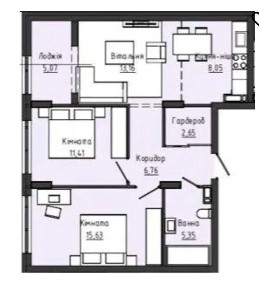 Продаж 3 к. квартири в розтермінування на 3 роки!