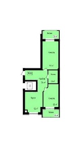 Оптимальний вибір: 2-к квартира 71,2 м² у ЖК «Італійський квартал»