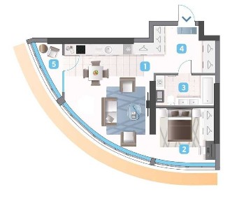 Продаж (перепоступка) 1 кімн. квартири в ЖК Oasis, Подільський р-н