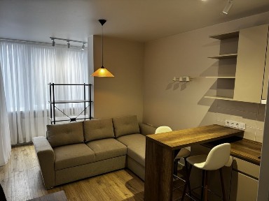 Смарт квартира 23,9 м2 з новим ремонтом і технікою, без комісії