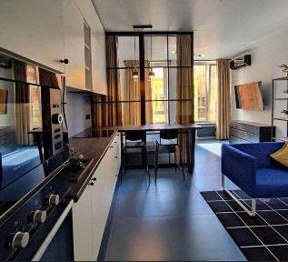 Оренда 1к 32м2 студія Комфорт таун Беркзнева 12