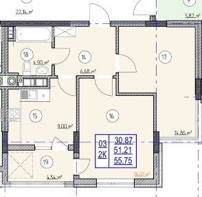 Продається 2 кім. на вигідних умовах. Розт. 30 місяців