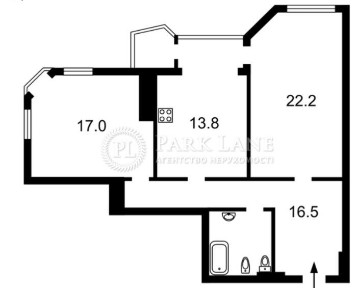 Продаж 2 кімнати 82 м2. ЖК Пори Року (времена года). Мокра 20г. Парк