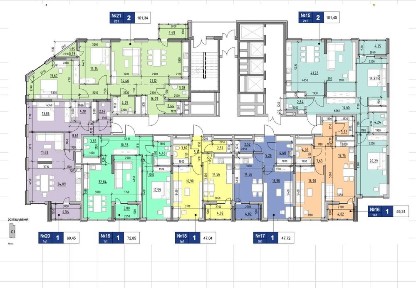 БЕЗ% Продаж 1 кімнатноЇ квартири ЖК Nordica 55м2