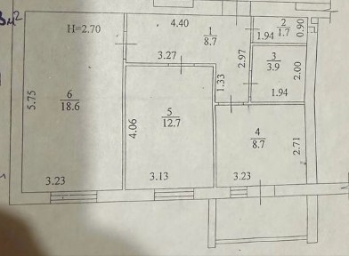 Продаж 2 кімнатноі квартири ЖК Миру