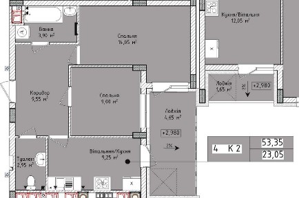 Продаж 2-кім. квартири, Солонка