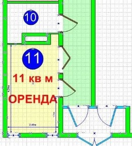 Фасадне приміщення метро Мінська 11м2 ціна - 