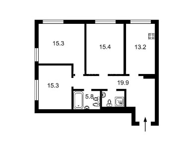 3-кімнатна 107 м2, ЖК Едельвейс, вул. Звіринецька 70-А, Центр