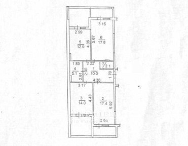 3к квартира 103м² з панорамним видом та 4 лоджіями у Київському районі