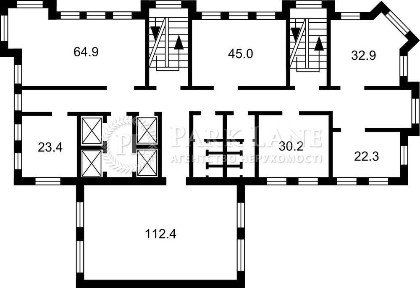 Окремо розташована будівля 3000 м2. Бізнес центр. Поділ. Воздвиженка