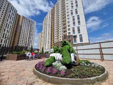 1-к квартира 42,66м2 вид во двор Кадор-Сити ИТ