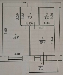 Продаж 1-кімнатної квартири в новобудові Масани 3поверх, тепла підлога!