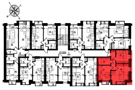 Двокімнатна квартира City Lake/Білий Шоколад