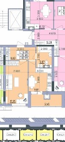 1к! квартира, ЖК Сонячний, Половки, 5/9 поверх, 43м2, КОТЕЛ, під ремонт