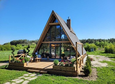 Базова комплектація капітального будинку альпійське шале на замовлення