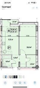 Продаж однокімнатної квартири з балконом біля лісу Дарницького району!