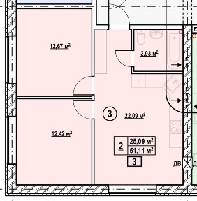 Продаж двокімнатної квартири. ІРПІНЬ!