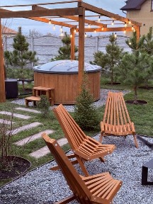 Оренда будинку, чан, баня на дровах