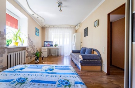 Квартира подобово, погодинно 1 кв на набережній Сонячній