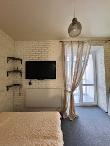 Укомплектована квартира, з БАЛКОНОМ, мінімальне оформлення, БЕЗ %