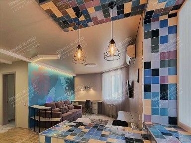 Двокімнатна квартира-студія в новому будинку на Леваді