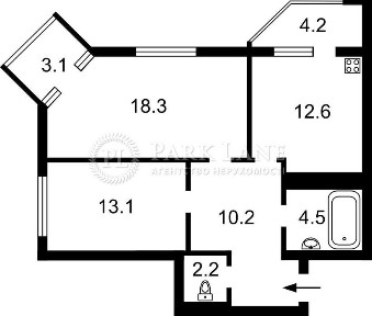 Бакинська, 37д ЖК Артемівський, квартира з ремонтом