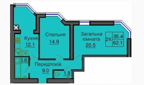 Власник! Продам двокімнатну квартиру в ЖК Софія Резиденс. Будинок зданий.