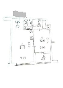 1к квартира 48.5м2 в Жк Славутич 2.0 метро Славутич 1хв Осокорки