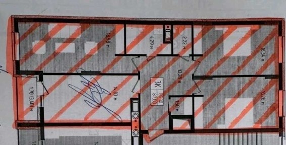 Продаж 3-кімнатної квартири, вул. Ленкавського.