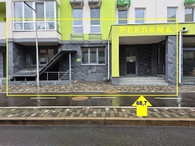 Продаж приміщення 68,7 м2 в ЖК Нивки-Парк, метро Нивки - 5 хв пішки, пр. Берестейський, 3500 квартир