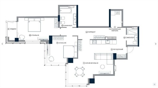 Продаж 3к-квартира А136 Highlight Tower, 125 м²