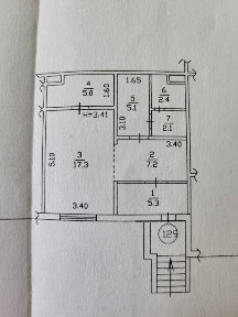 Продаж офісу 44.4 м², Інженера Бородіна вул., 6