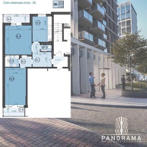 Продаж 2-км. квартири від забудовника у ЖК Panorama по вул. Зоряна, 2