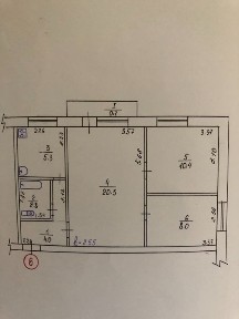 Квартира 3-х кімнатна