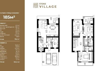 Продаж котеджу 185м² Stone Village (Конопниця) |Бізнес-клас|Без КОМІСІЇ