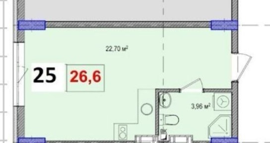 14150 $ Власна квартира в Соломенському районі (мікрорайон Жуляни)