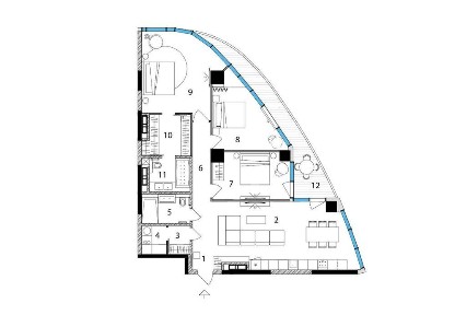 Продаж 3к-квартири вул. Іоанна Павла II, 12, ЖК Taryan Towers, 124 м²