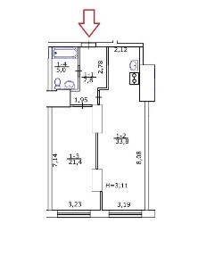 Видова 17-поверх, 68 м2. Metropole, Предславинська 20-а, Палац України